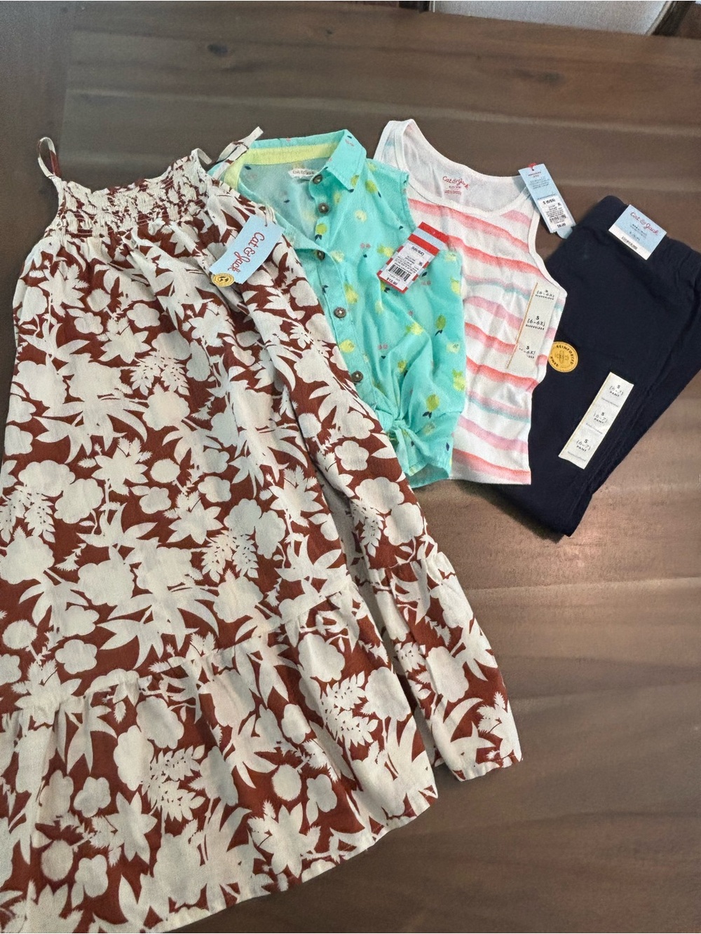Cat & Jack - Girls bundle of Size 6 clothes NWT (4 items)